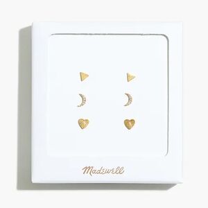 Madewell Stud Earring Set Gift Box
